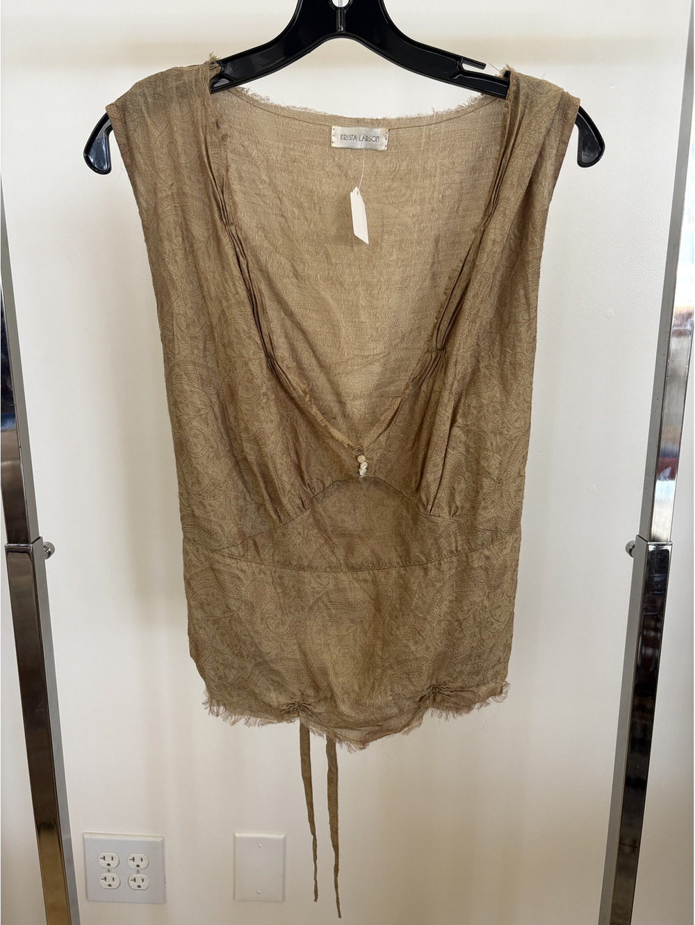 Krista Larson Brown Camisole, Fits Medium